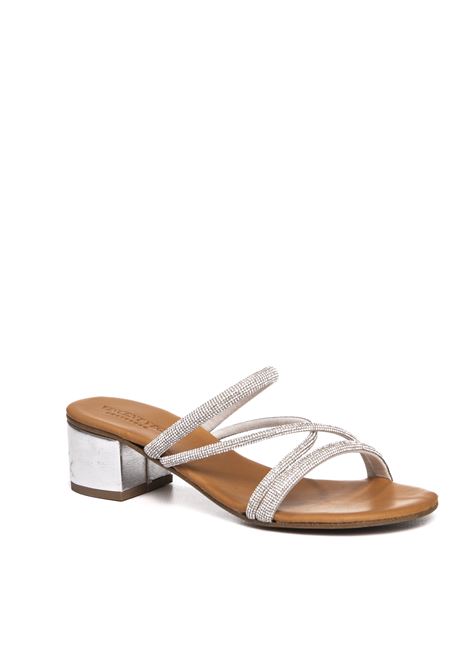 Silver 406 sandal VINCENT VEGA | PS406LAM-SILVER